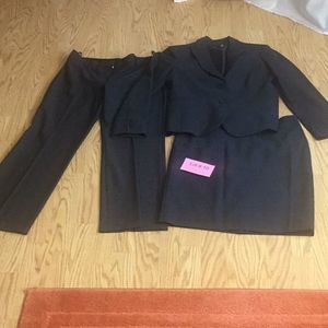 3 piece machine washable suit with jacket, skirt, pants by JONES NY